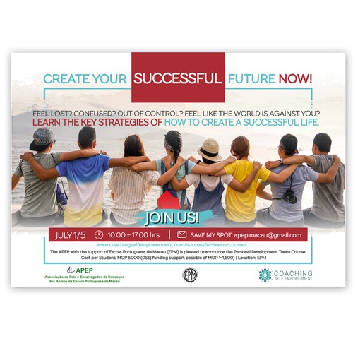 Whitespace design with the title 'Flyer design'