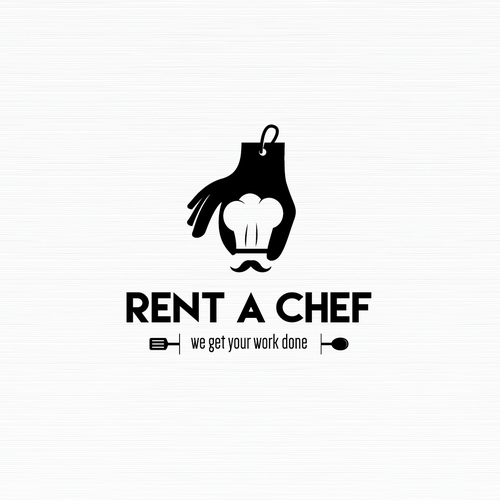 Chef logo with the title 'Logo for Rent a chef'