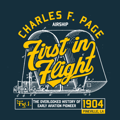Technology t-shirt with the title 'Charles Page dedication shirt'