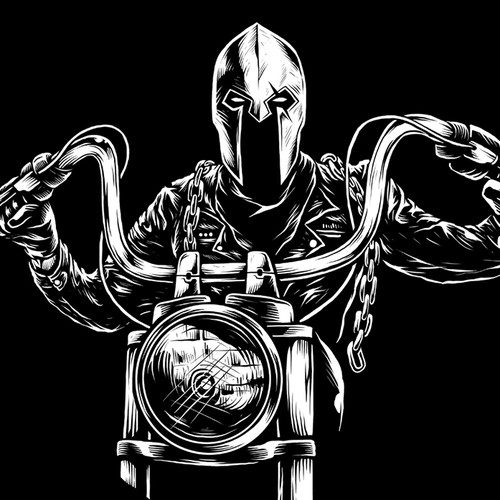 Bold t-shirt with the title 'motorcycle design'