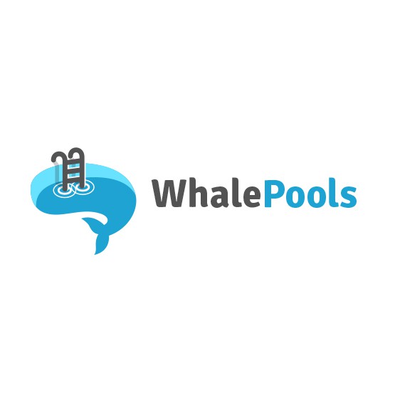 Swimming pool design with the title 'Whale pool'
