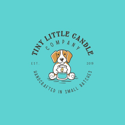 Craft brand with the title 'Logo for a candle company'