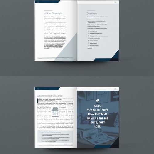 Page layout design with the title 'eBook Cover and Page Templates'