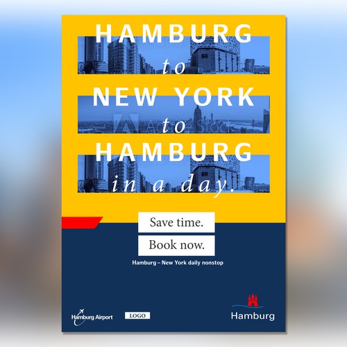 Airport design with the title 'Airport Travel Poster'