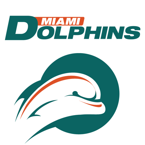 Dolphin design with the title 'Dolphins logo mascot for Miami Dolphins'