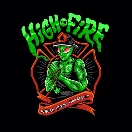 Alien logo with the title 'NYC cannabis dispensary'