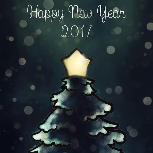 Beautiful artwork with the title 'Merry Christmas!'