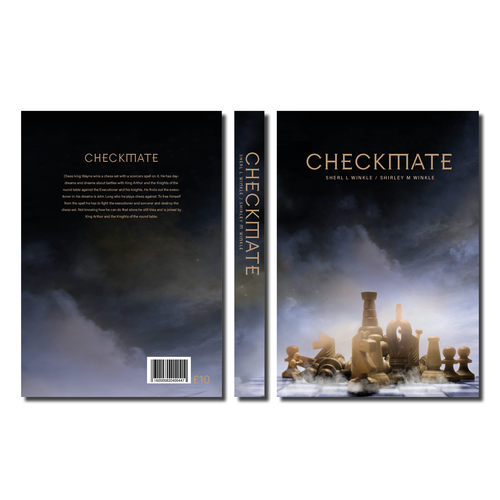 Chess design with the title 'CHECKMATE'