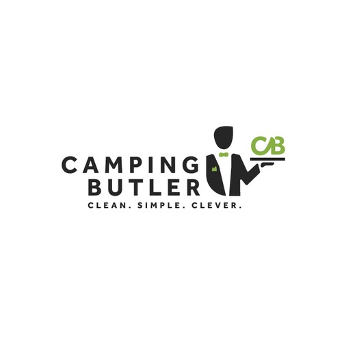 Butler design with the title 'Camping Butler'