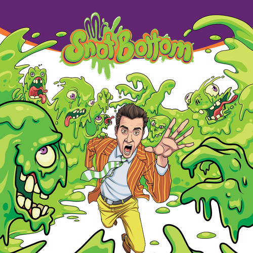 Monster artwork with the title 'Comic style poster'