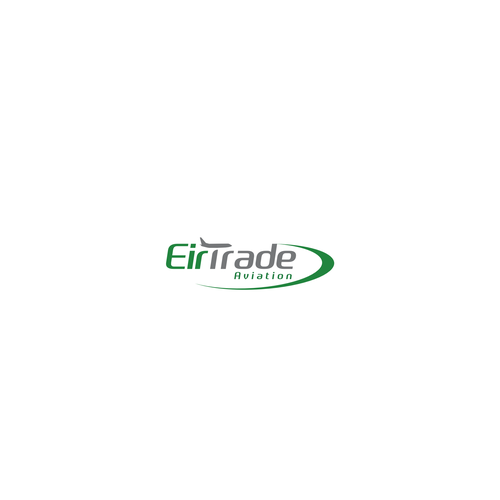 Aviation logo with the title 'Redesigned logo for Eirtrade Aviation'