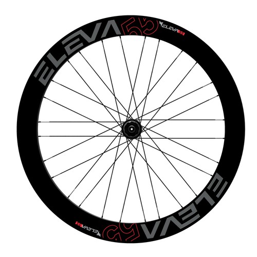 Cycling design with the title 'Design the wheels graphics'