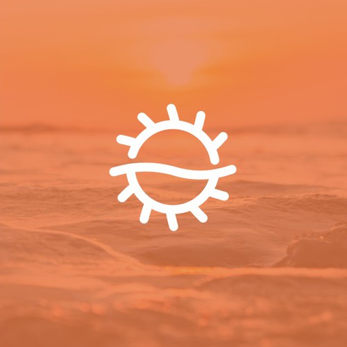 Simple logo with the title 'Simple Minimalist design for SUNSHINE LAUNDRY'