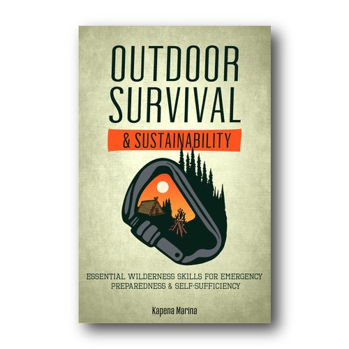Activity design with the title 'Bold Survival Book Cover '