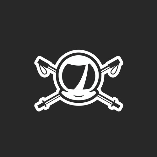 Ski logo with the title 'The Lodge'