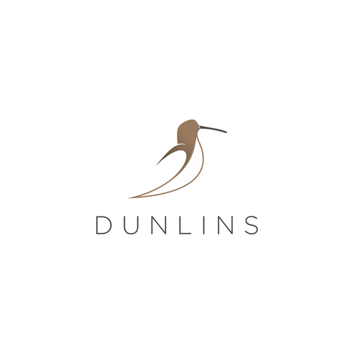 Pen tool logo with the title 'Dunlins'