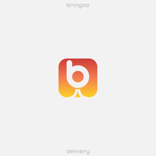 Grocery logo with the title 'Bringoo'