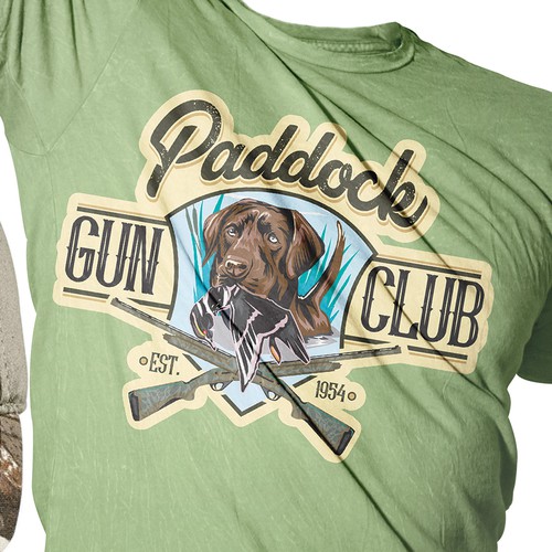 Gun t-shirt with the title 'Gun club '
