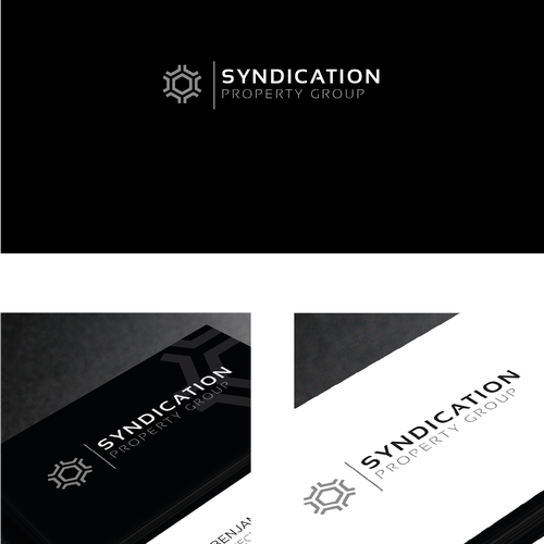 Corporate identity design with the title 'Syndication Property Group'