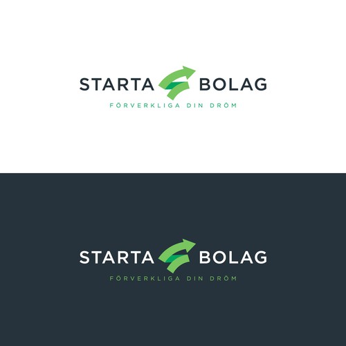 Up logo with the title 'Up arrow and Initial S!'