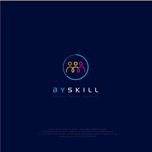 Recruitment logo with the title 'By Skill'