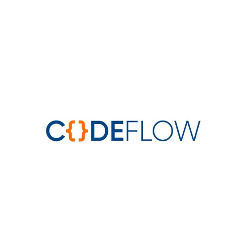 Software brand with the title 'Logo for codeflow'