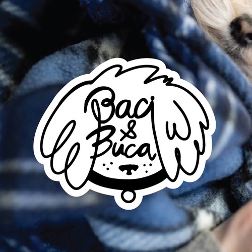 Semi truck logo with the title 'Dog spa'