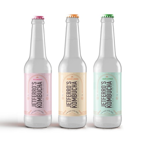 Contemporary label with the title 'A natural and modern take on laundry and personal care products.'