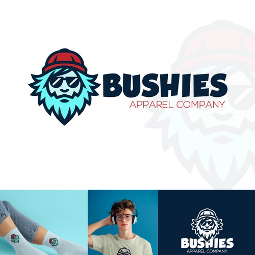 Yeti logo with the title 'Playful bold design for apparel brand '