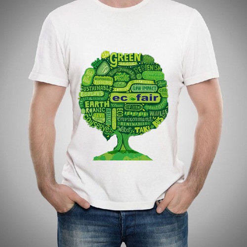 Environment t-shirt with the title 'Go Green'