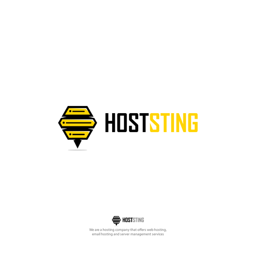 Hosting logo with the title 'Hosting company'