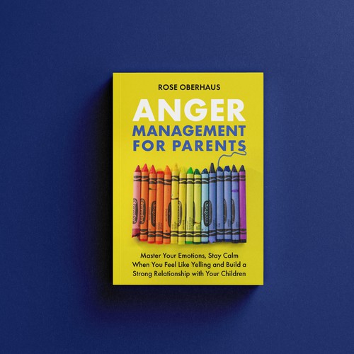 Parenting book cover with the title 'Non-fiction Book Cover Design'