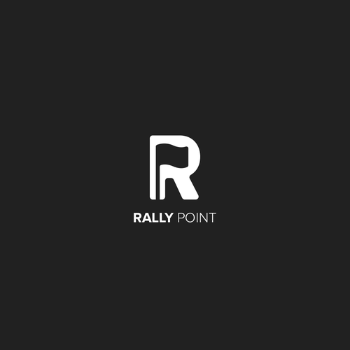 Rally logo with the title 'Logo concept for RallyPoint'