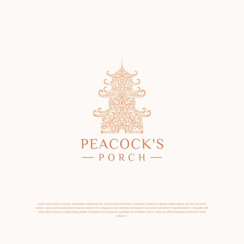 Cultural logo with the title 'Logo concept for Fine Gifts and Home Decor'