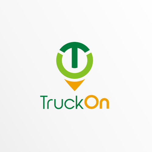 Truck design with the title 'TRUCK ON - LOGO DESIGN'