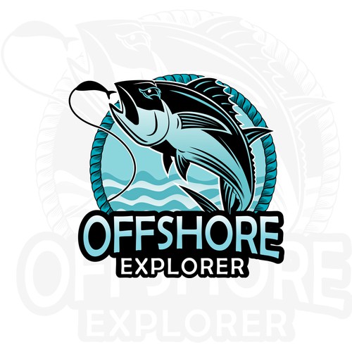 Tuna logo with the title 'Tuna Fish Logo'