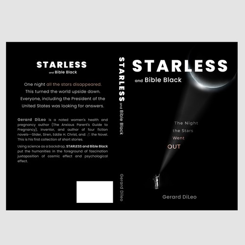 Night book cover with the title 'Starless'
