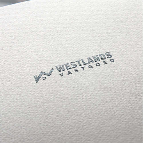 Real estate logo with the title 'westlands vastgoed'