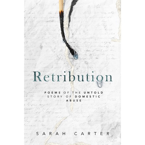 Poetry design with the title 'Retribution'