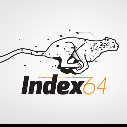 Cheetah design with the title 'A memorable logo for Index64'