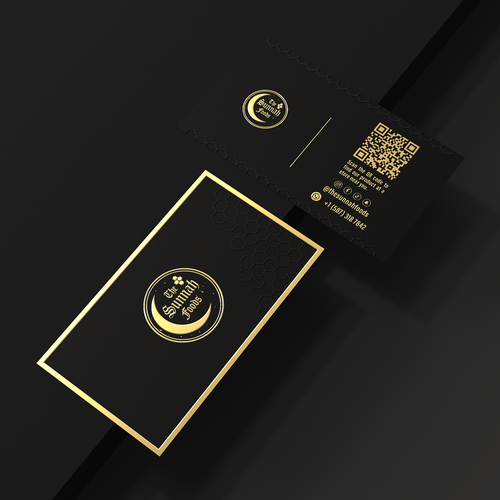 Design with the title 'Luxurious business card design'