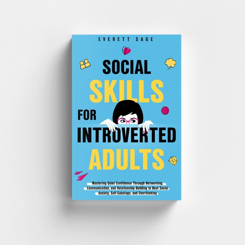 Self-help book cover with the title 'Self-help book cover'