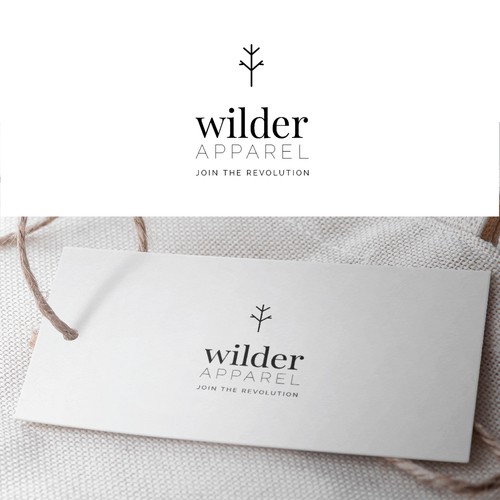 Apparel brand with the title 'Concept Logo Design for Wilder Apparel'