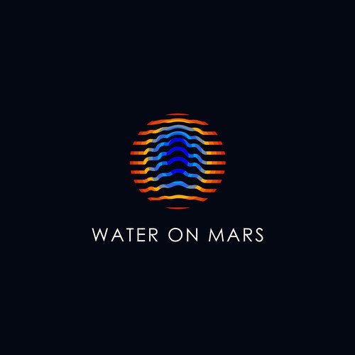 Record label logo with the title 'Water on Mars Logo'