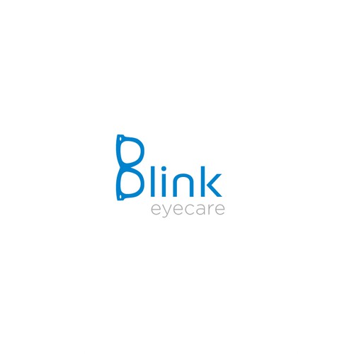 Optical design with the title 'Logo for Blink'