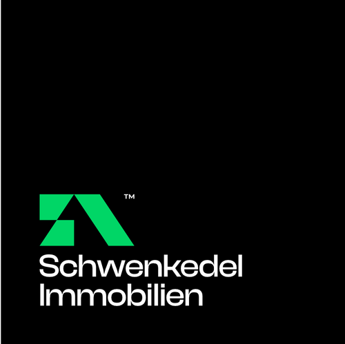 Business brand with the title 'Schwenkedel Immobilien Logo'