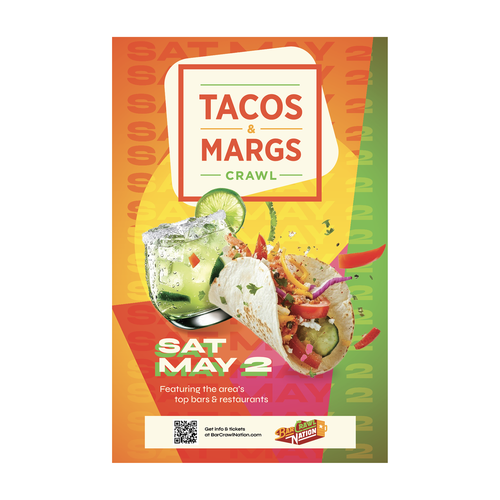 Event design with the title 'Clean, fun, high-energy and dynamic, info-centered Poster'