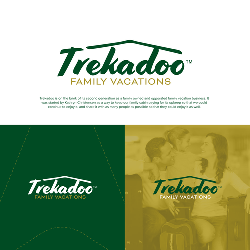 Adventure brand with the title 'Trekadoo Branding'