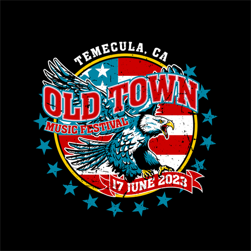 Festival logo with the title 'music festival logo'