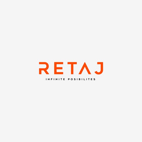 Letterhead brand with the title 'Retaj design'